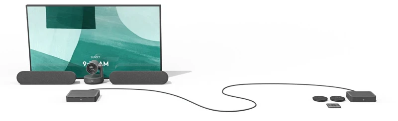 Logitech Rally System đi dây gọn gàng