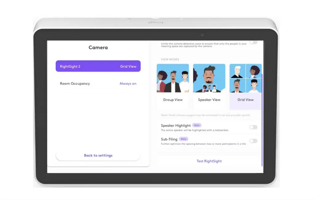 Bật tính năng Grid View trong Cài đặt CollabOS