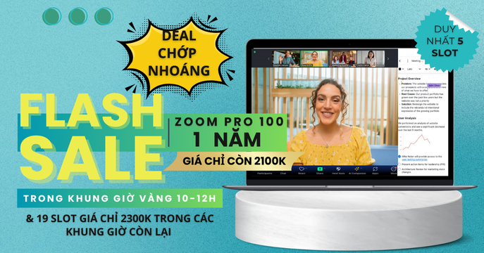 Flash Sale zoom pro 100