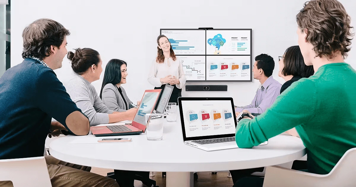 Lợi ích của bộ thiết bị họp trực tuyến Yealink UVC40 E2 + RoomCast-011