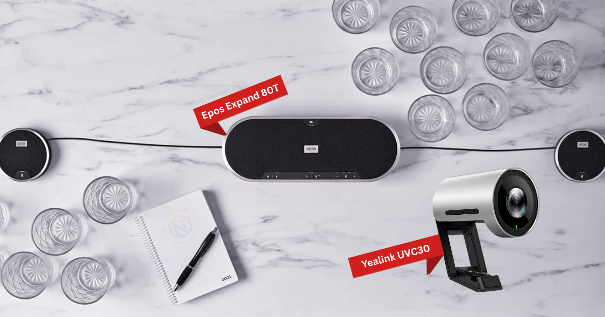 Bộ thiết bị họp trực tuyến Yealink UVC30 + Epos Expand 80T mang đến hình ảnh và âm thanh chất lượng vượt trội