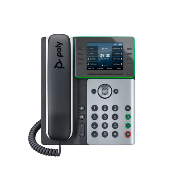 Poly Edge E350 IP Phone and PoE-enabled (82M89AA)