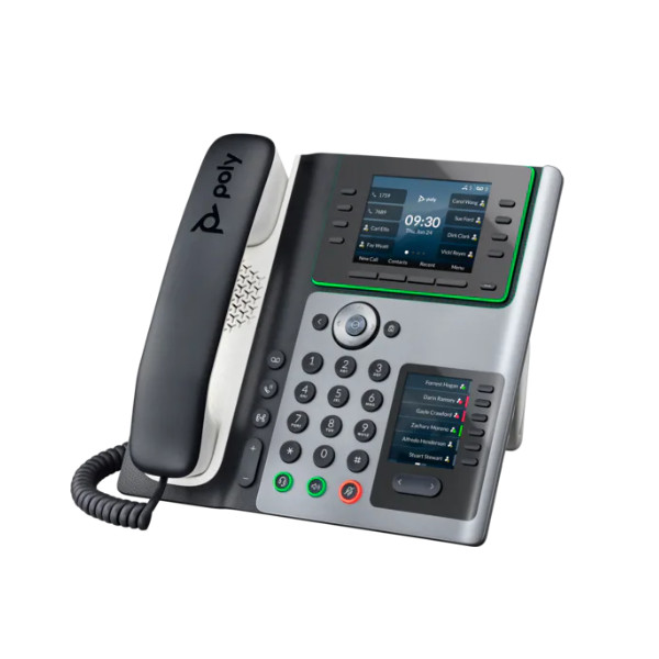 Poly Edge E400 IP Phone and PoE-enabled (82M93AA)