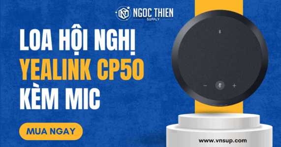 Yealink CP50 - Loa hội nghị kèm mic 2025 Yealink CP50 - Loa hội nghị kèm mic