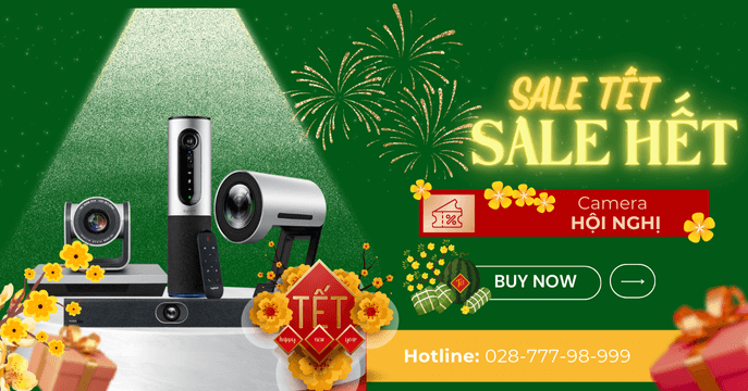 Camera hội nghị sale Tết