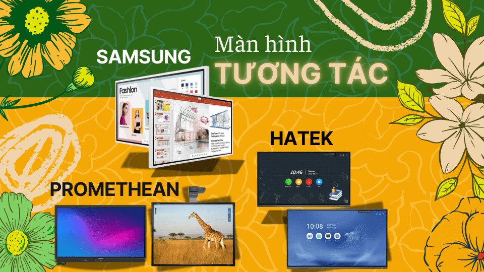 Màn hình tương tác sale Tết 2025