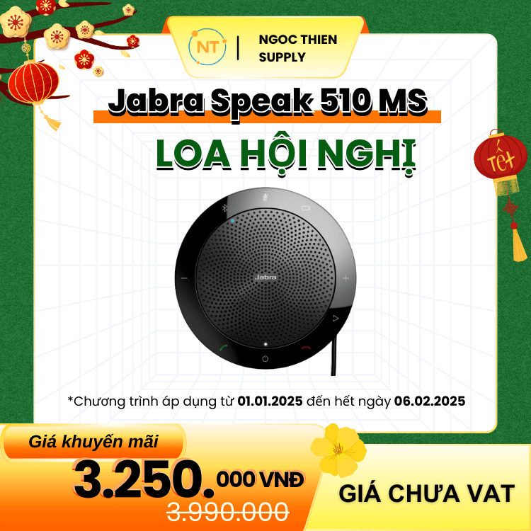 Loa họp hội nghị kèm mic Jabra Speak 510 ms