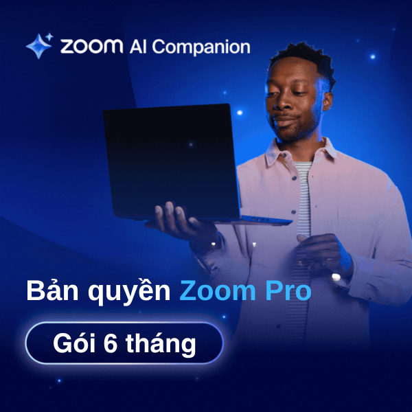 Bản quyền Zoom Pro 100 người 6 tháng