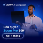 Bản quyền Zoom Pro 300 người 1 tháng