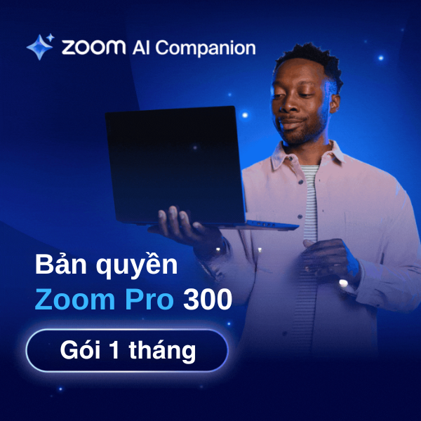 Bản quyền Zoom Pro 300 người 1 tháng