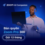 Bản quyền Zoom Pro 300 người 12 tháng