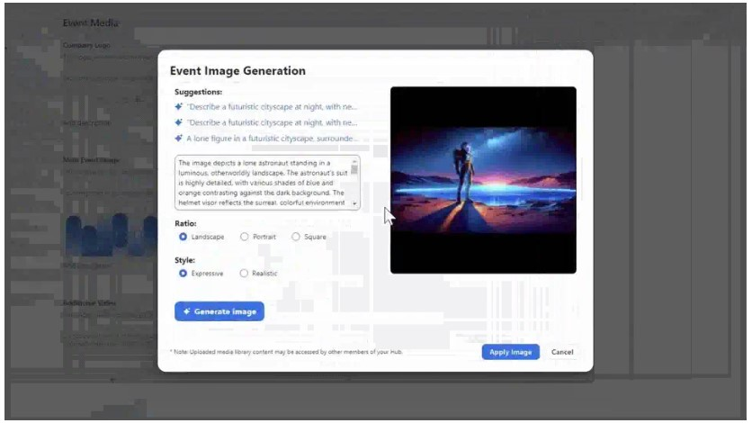 hướng dẫn cách tạo ảnh bằng zoom ai trong zoom events