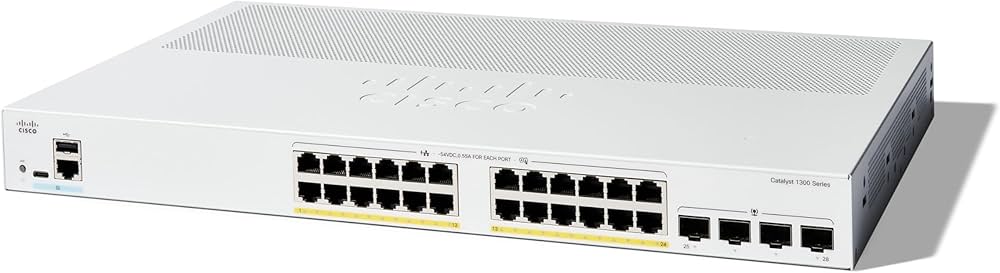 Switch Cisco C1300-24P-4G 2025 Cisco Catalyst 1300-24P-4G