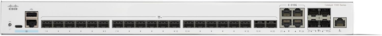 Switch Cisco C1300-24XS 2025 Mặt trước Cisco 1300-24XS