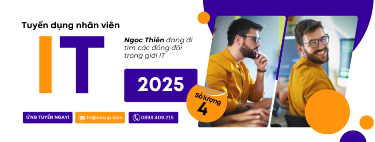 Ngoc Thien tuyen dung nhan vien IT