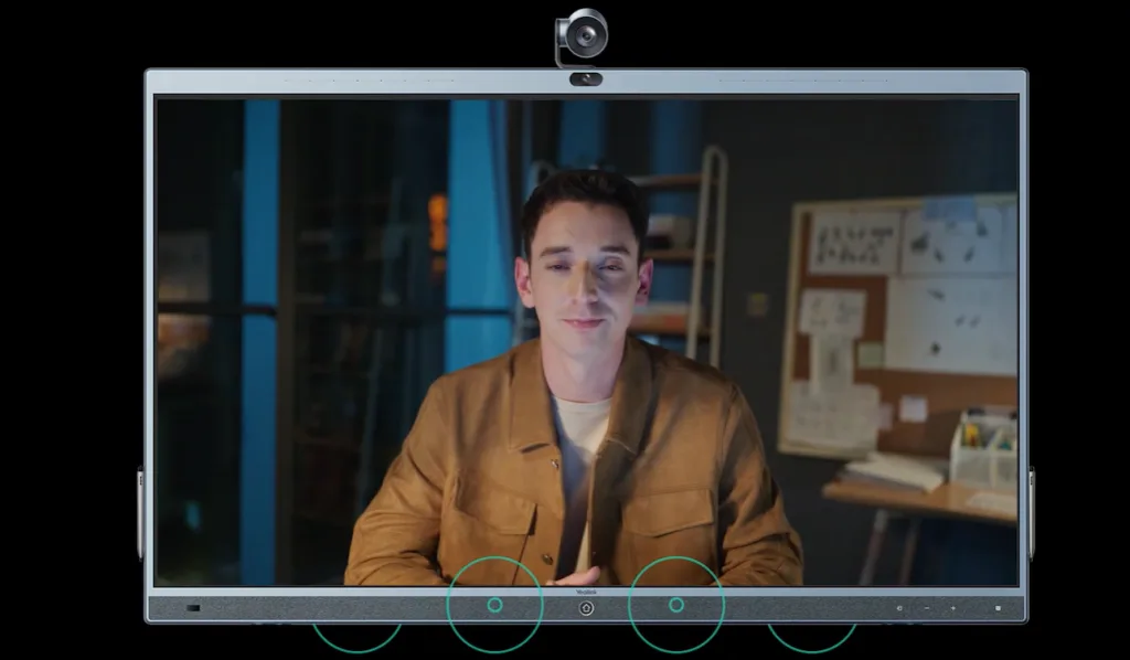 Bảng tương tác Yealink Meeting Board 65 với camera và loa tích hợp