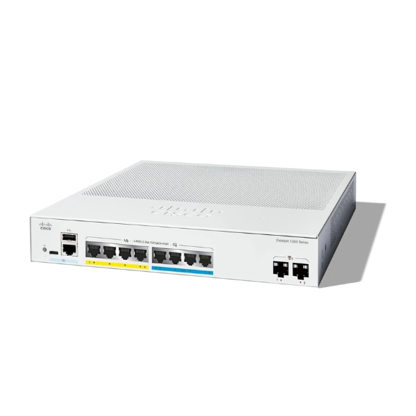 Các mặt của Cisco C1300-8MGP-2X