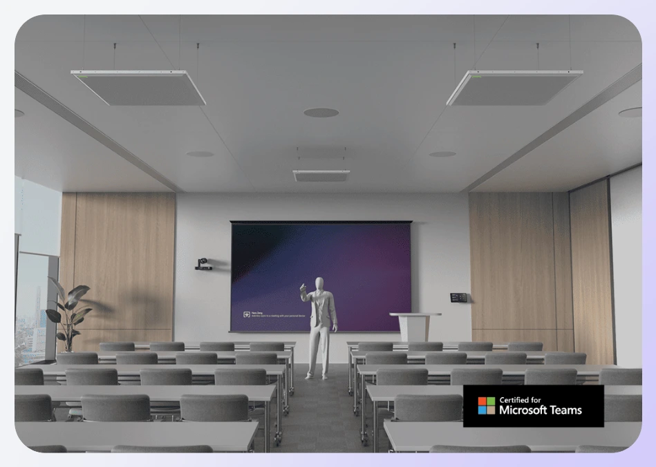 Các thiết bị trong giải pháp âm thanh Skysound kết hợp hoạt động trơn tru với nhau mà không cần kết nối lại nhiều lần