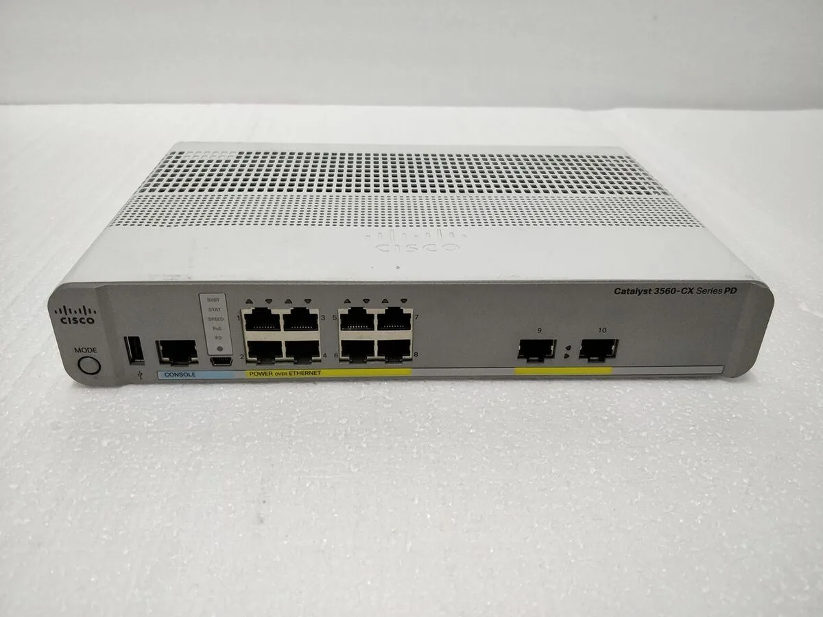 giới thiệu bộ chuyển mạch Cisco WS-C3560CX-8PT-S