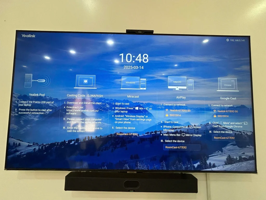 Màn hình hiển thị khi đưa bộ thiết bị vào chạy thử