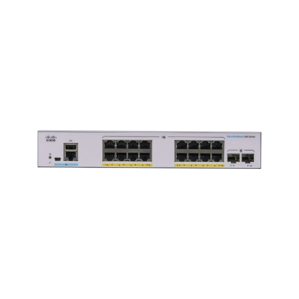 Mặt trước Cisco CBS350-16FP-2G-EU Mặt trước Cisco CBS350-16FP-2G-EU