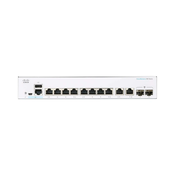 Mặt trước Cisco CBS350-8T-E-2G-EU