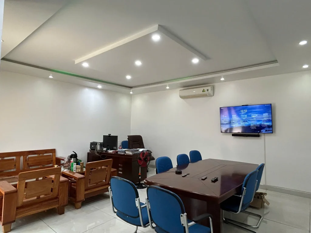 Phòng họp cần lắp đặt thiết bị hội nghị của Công ty Cổ phần hãng Sơn Đông Á tại Đà Nẵng