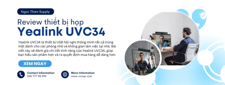 Review thiết bị họp Yealink UVC34