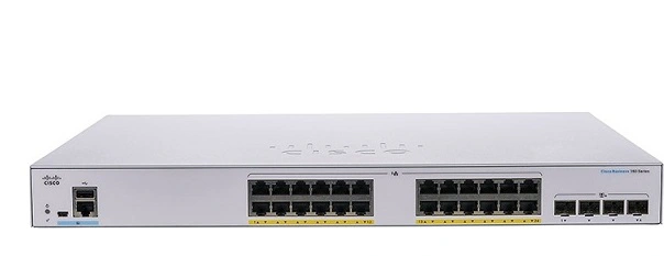 Switch Cisco CBS350-24S-4G 2025 Switch CBS350-24S-4G-EU với 24 cổng quang 1G SFP, 2 cổng Gigabit copper or SFP combo, 2 cổng Gigabit SFP uplink