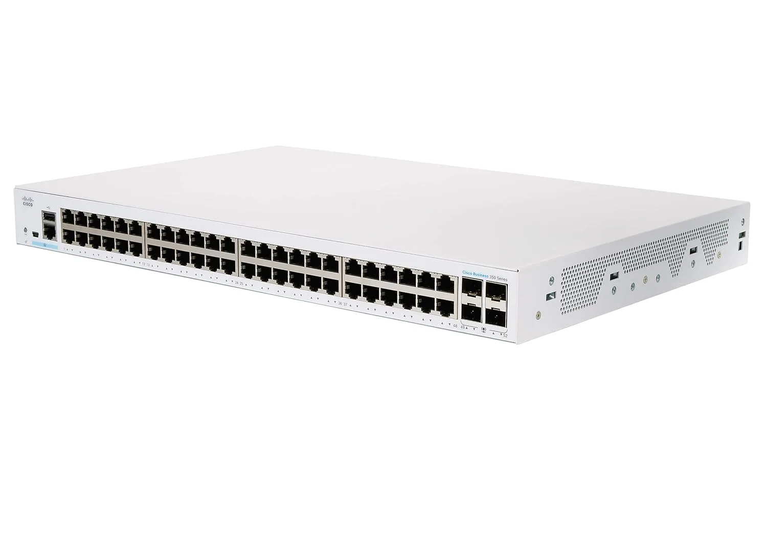 Switch Cisco CBS350-48T-4G-EU với 48 x cổng 1G và 4 Cổng uplink 1G SFP