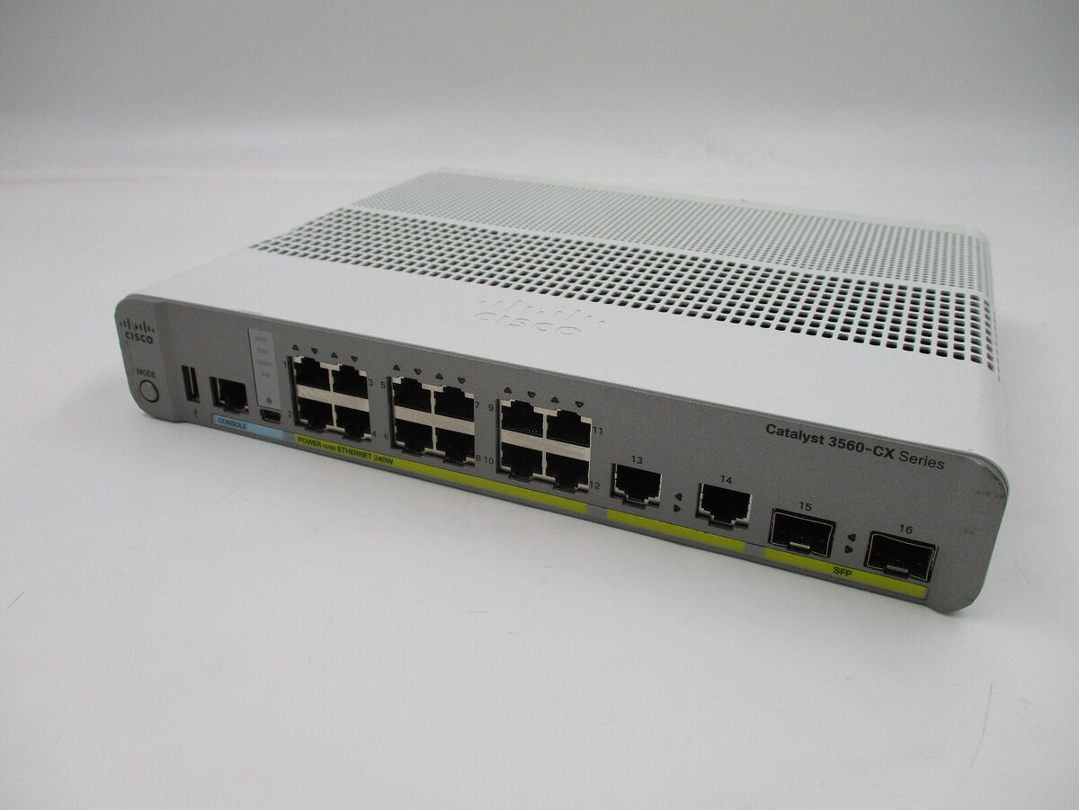 Switch Cisco WS-C3560CX-12PC-S 2025 giới thiệu Switch Cisco WS-C3560CX-12PC-S