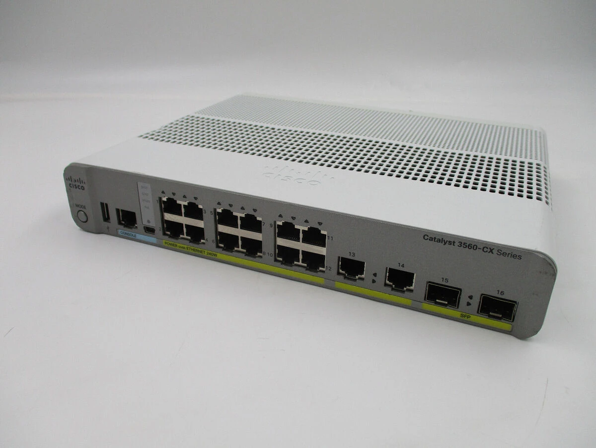 giới thiệu Switch Cisco WS-C3560CX-12PC-S