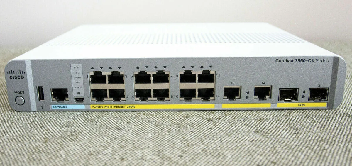 giới thiệu Switch Cisco WS-C3560CX-12PD-S