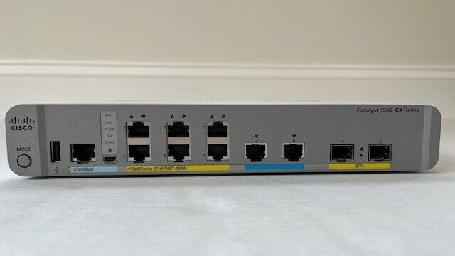 Switch Cisco WS-C3560CX-8XPD-S 2025 giới thiệu Cisco WS-C3560CX-8XPD-S