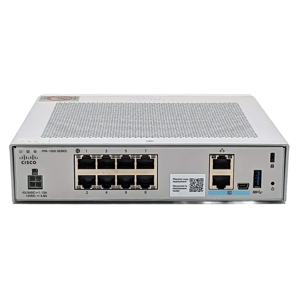 Cisco Firepower FPR1010E-NGFW-K9 - Thiết bị tường lửa 2025 Thiết bị tường lửa Cisco FPR1010E-NGFW-K9