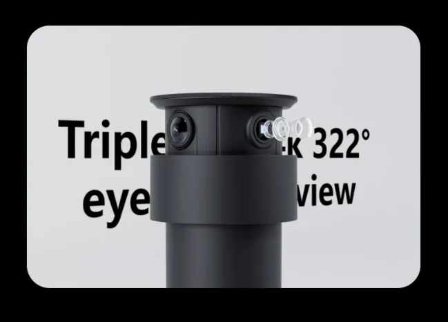 Yealink MTower với 3 camera 4K