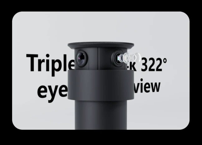 Yealink MTower với 3 camera 4K