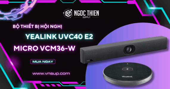 Bộ thiết bị hội nghị Yealink UVC40 E2 + micro VCM36-W