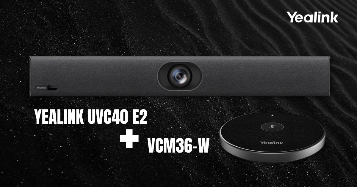 Bộ thiết bị họp trực tuyến Yealink UVC40 E2 và VCM36-W