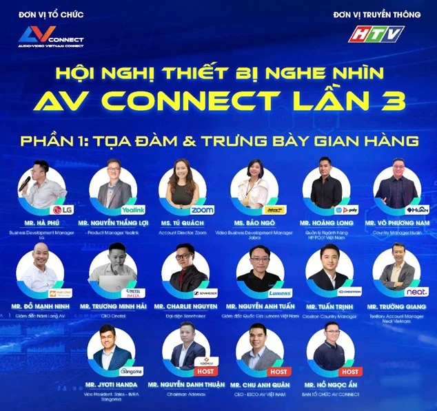 Các diễn giả tham gia sự kiện AV connect lần 3