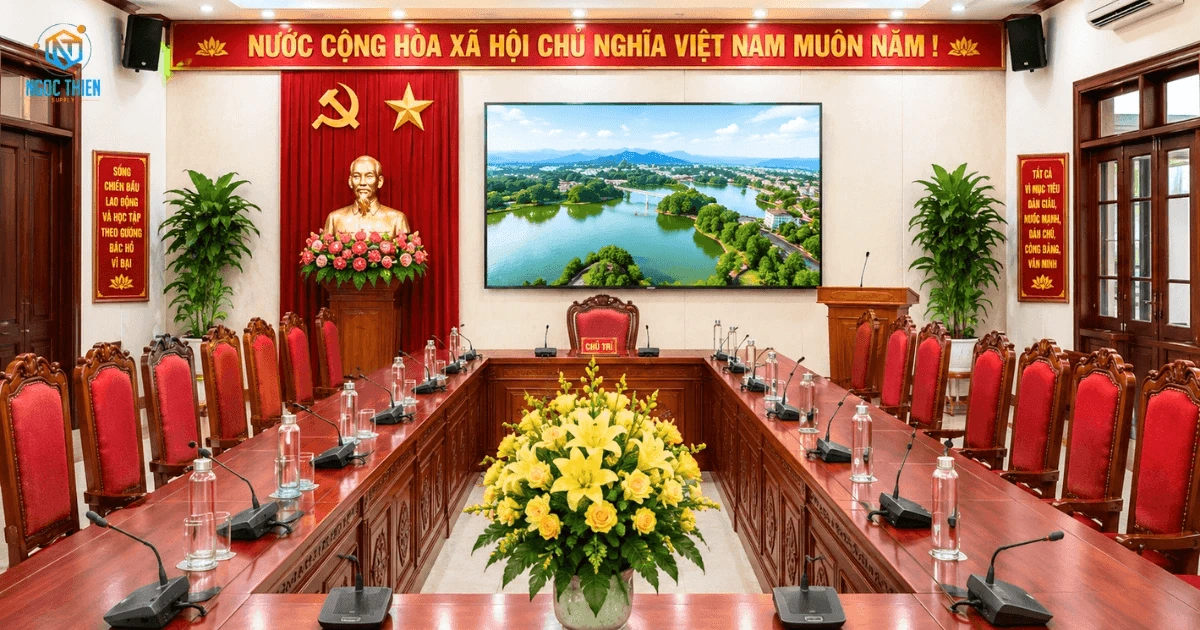 Giải pháp hội nghị trực tuyến cho khối Nhà nước ủy ban xã phường