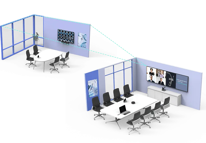 Giải pháp hội nghị trực tuyến trong y tế cho phòng họp hành chính MVC640-C4-F13