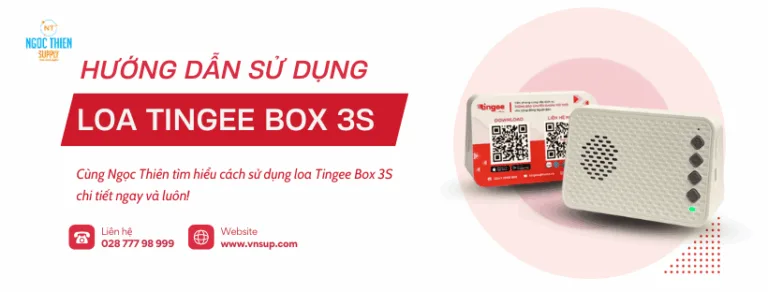 Hướng dẫn cách sử dụng loa Tingee Box 3S