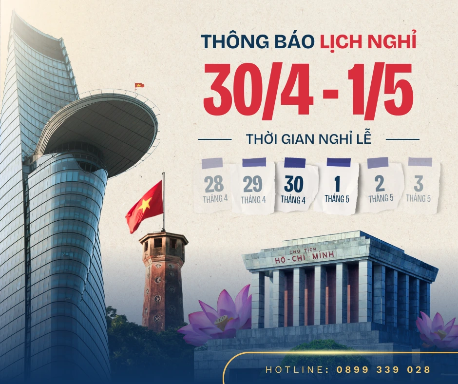 Lịch nghỉ 30 4 1 5 năm 2025