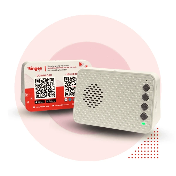 Loa thông báo chuyển khoản Tingee Box 3S