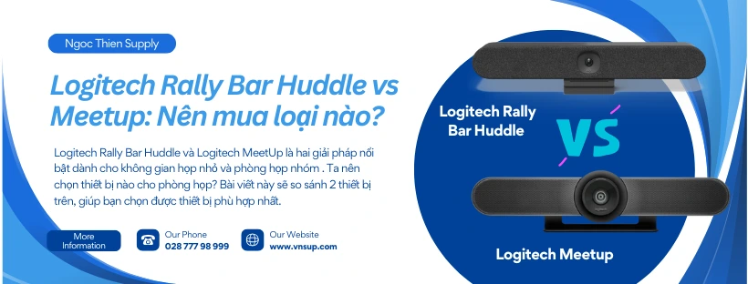 Logitech Rally Bar Huddle vs Meetup