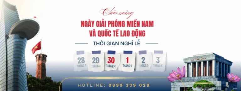 Thông báo lịch nghỉ lễ 30 4 và 1 5