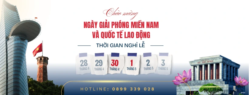 Thông báo lịch nghỉ lễ 30 4 và 1 5