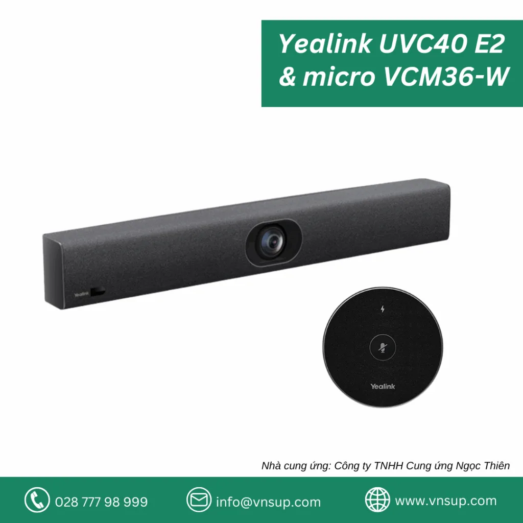 Bộ thiết bị Yealink UVC40 E2+VCM36-W