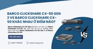 Barco Clickshare CX-50 Gen 2 vs Barco Clickshare CX-50